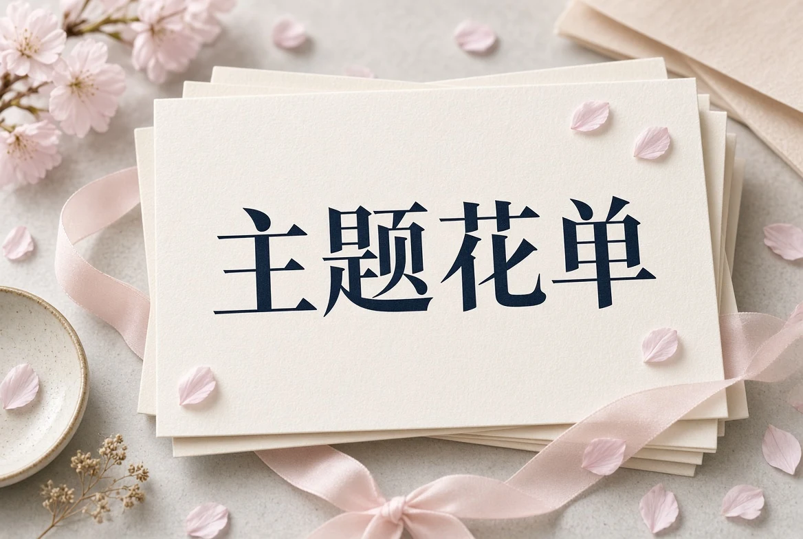 主题花单