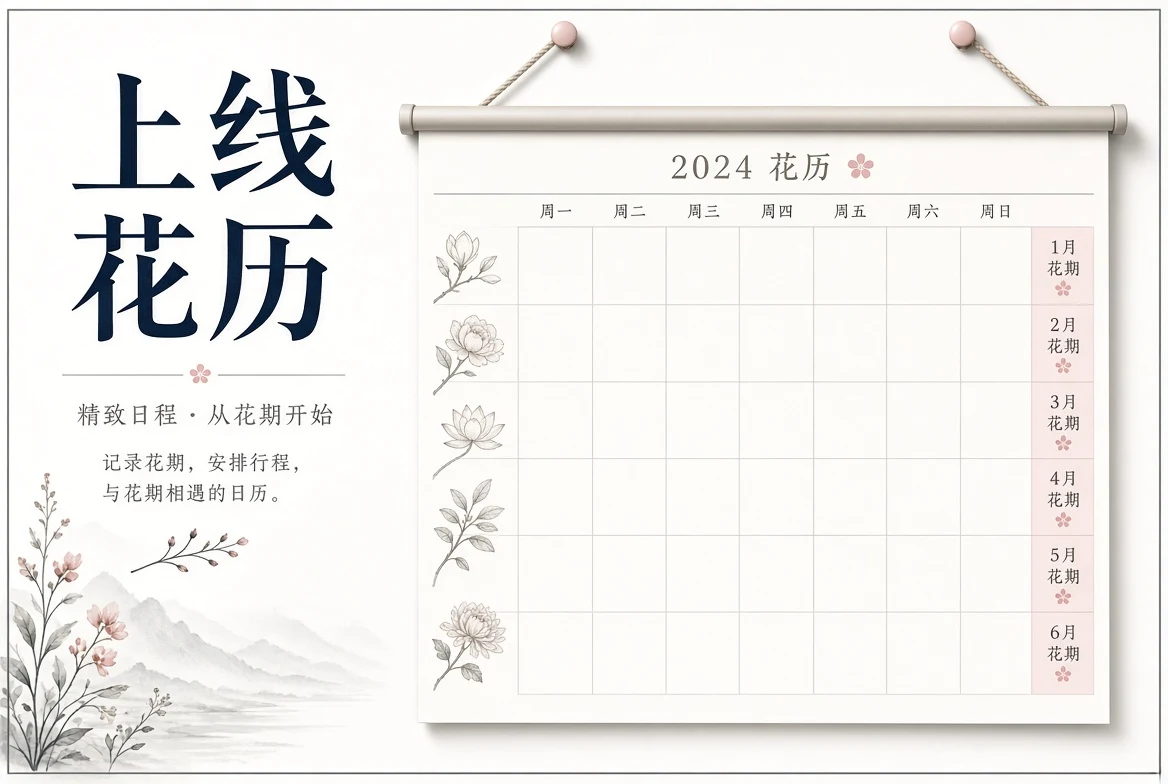 上线花历